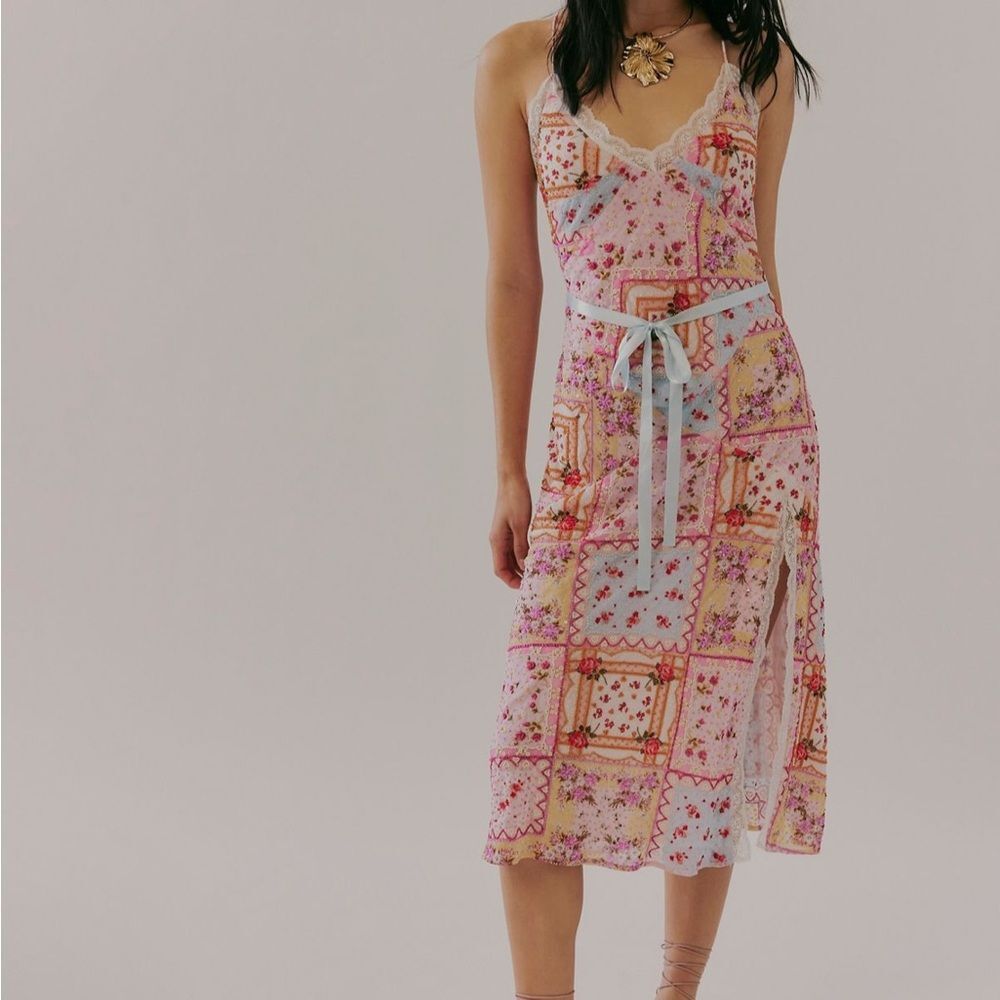 For Love And Lemons Patchwork Dress